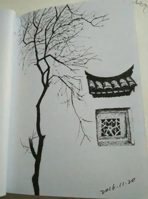 江南的秀美:粉墙黛瓦