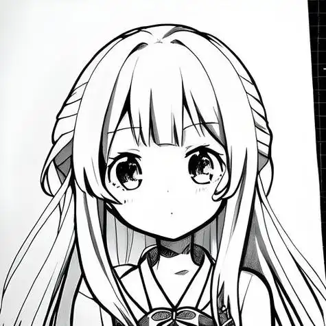 二次元角色简笔画