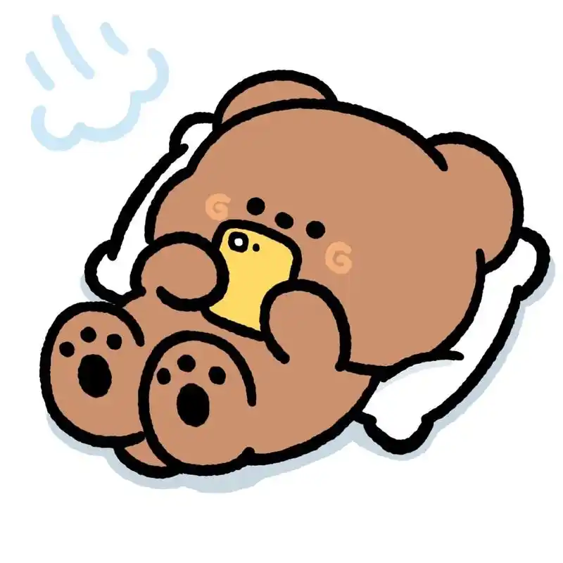 一起吹空调摆烂吧 | 小动物系列头像 天热什么也不想做啊 	 只想瘫着