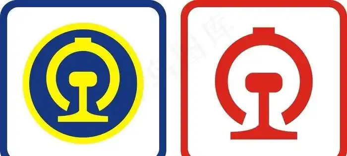 火车标志图片cdr矢量模版下载