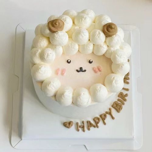上海苏州厦门同城配送速递上门儿童可爱喜羊羊动物奶油生日蛋糕
