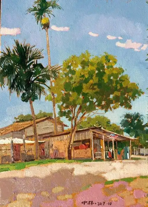 马来西亚写生作品选