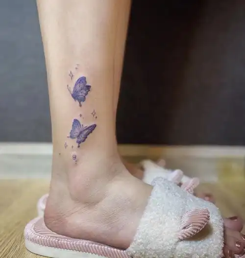 最新脚踝纹身图案大全女脚踝纹身图案女时尚12