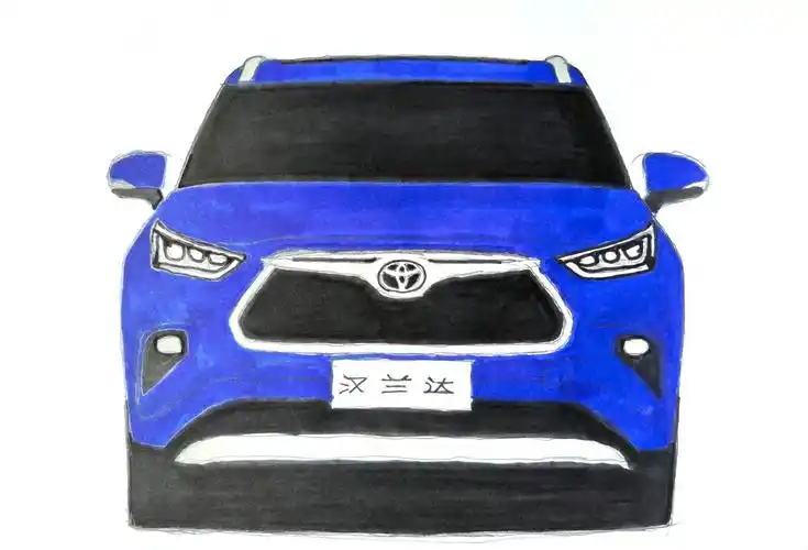 我画的丰田汉兰达-爱卡汽车网论坛