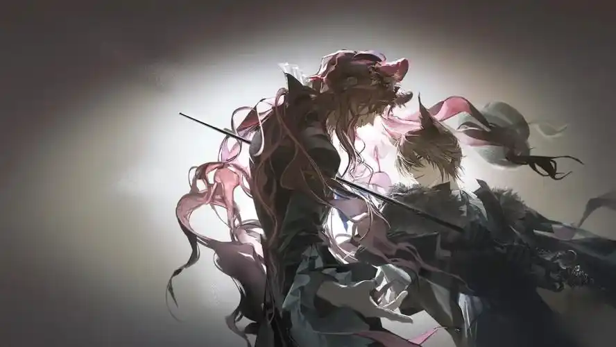 明日方舟 红丝绒 cg背景图