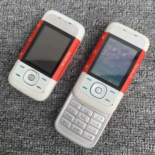 nokia诺基亚5300经典滑盖按键手机老年学生备用机怀旧手机移动红色