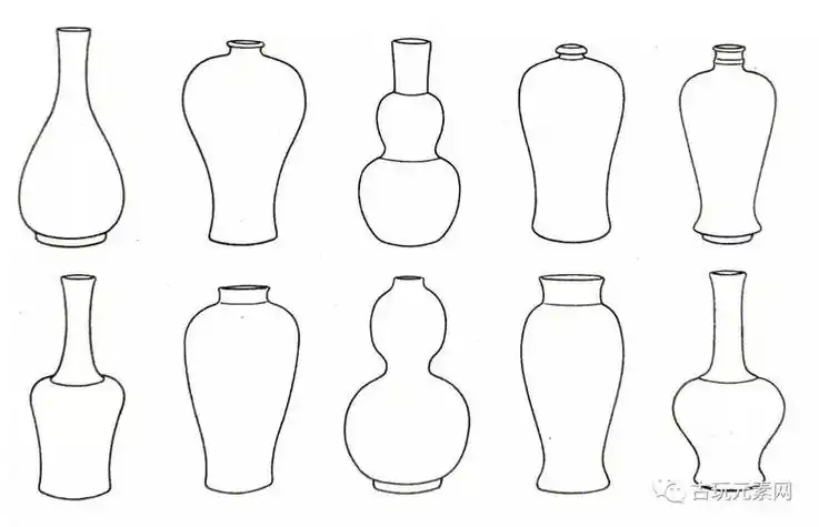 陶瓶 strong>简笔画 /strong>儿童简笔画画瓷瓶瓶子简笔画简笔画教程