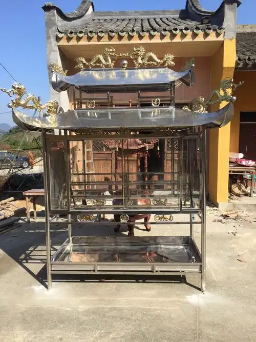 灯山不锈钢蜡烛台蜡烛架厂家直销宗教法器灯山寺庙上香蜡烛亭定