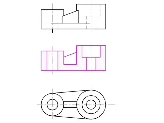 工程制图剖视图练习