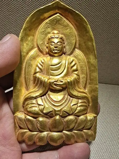 纯金佛像克价出