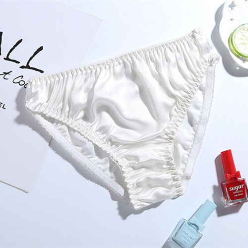 大码高弹紧身迷你内裤伪娘cd变装女三角裤丝滑性感诱惑薄透气内裤