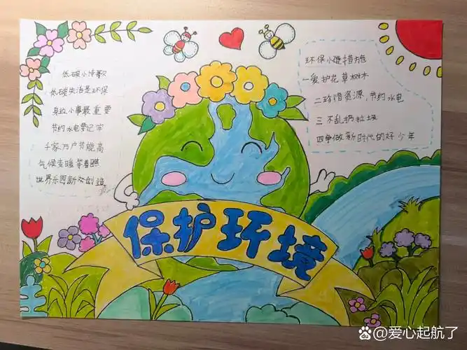 保护环境手抄报