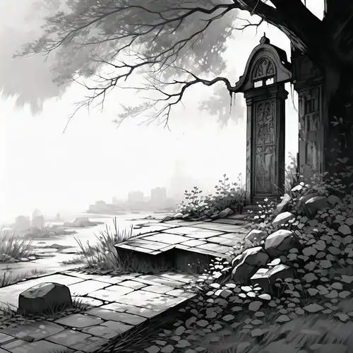 墓碑头像🖤️黑白素描风格来啦