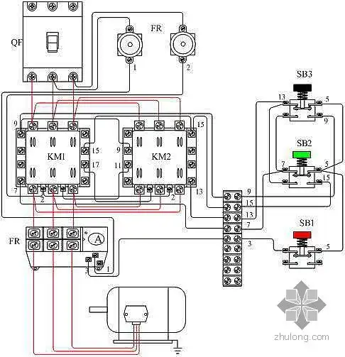 寻求电动机正反转接线图