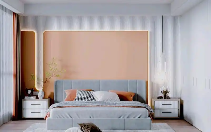 现代床头背景墙 #宁波家装 #宁波全屋定制 #宁波极简定制