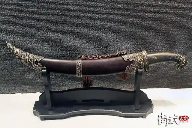 「鉴赏」蒙古弯刀 马刀(铜柄)