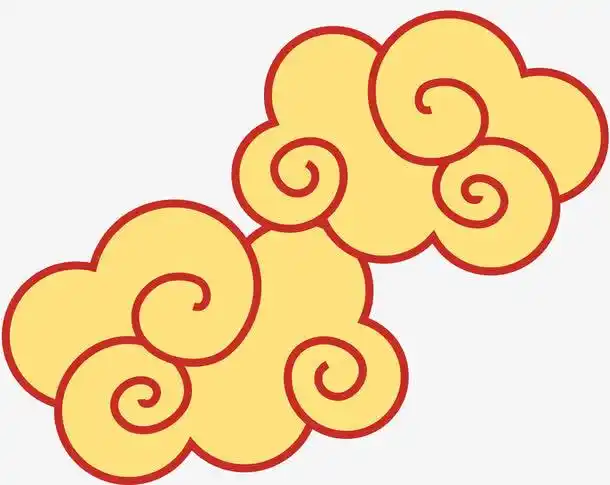 装饰手绘中国风祥云素材免抠素材免费下载_觅元素51yuansu.com