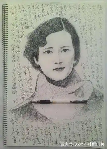 网友为林徽因画的10大素描 最后一张超美