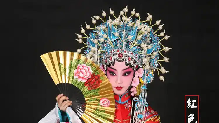 戏装团凤女蟒京剧儿童戏服戏曲演出服装花旦贵妃醉酒凤冠霞帔团凤女蟒