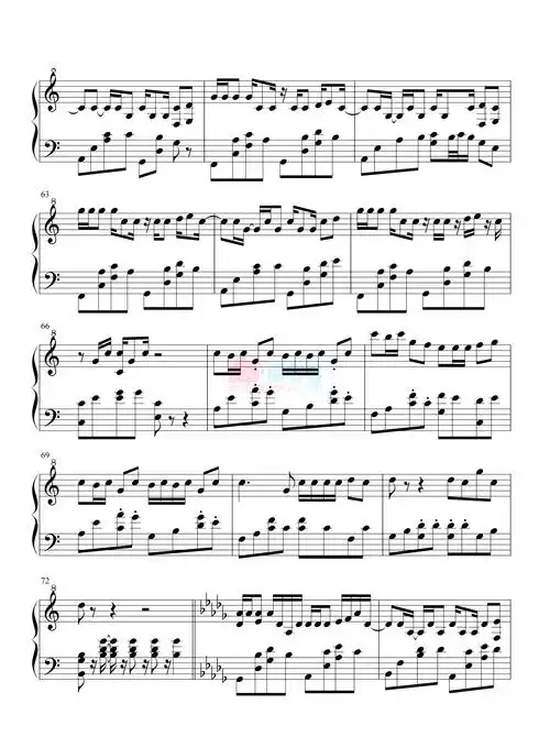 灰澈《星茶会》钢琴谱