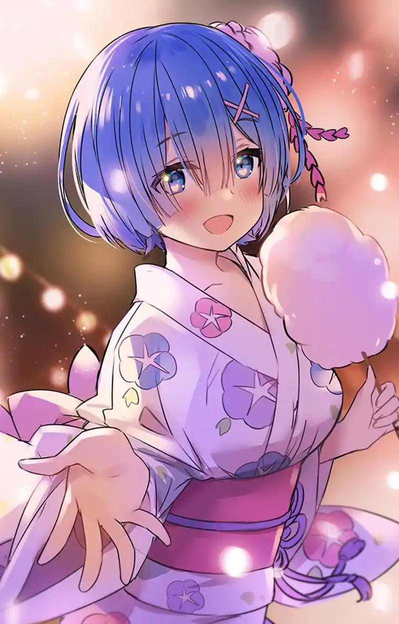 雷姆高清手机壁纸图片分享,贵为可爱动漫少女代表的她真的很美丽