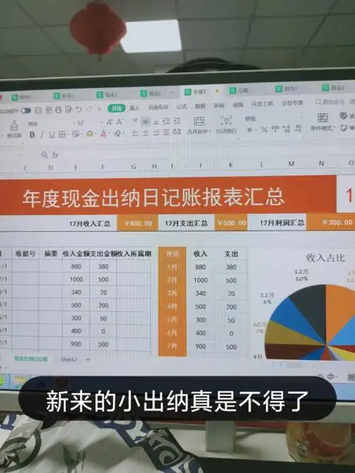 新出纳张口要7000看到她做的可视化报表