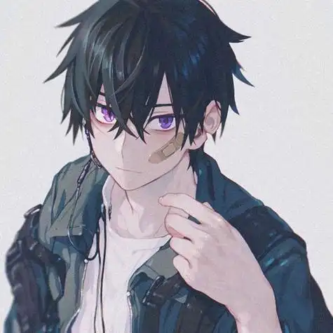 qq男生二次元头像呆萌