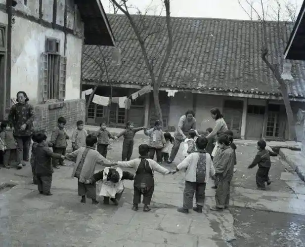 松林坡幼儿园的老照片