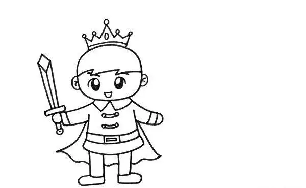 王子和公主怎么画_简笔画教程_简笔画大全