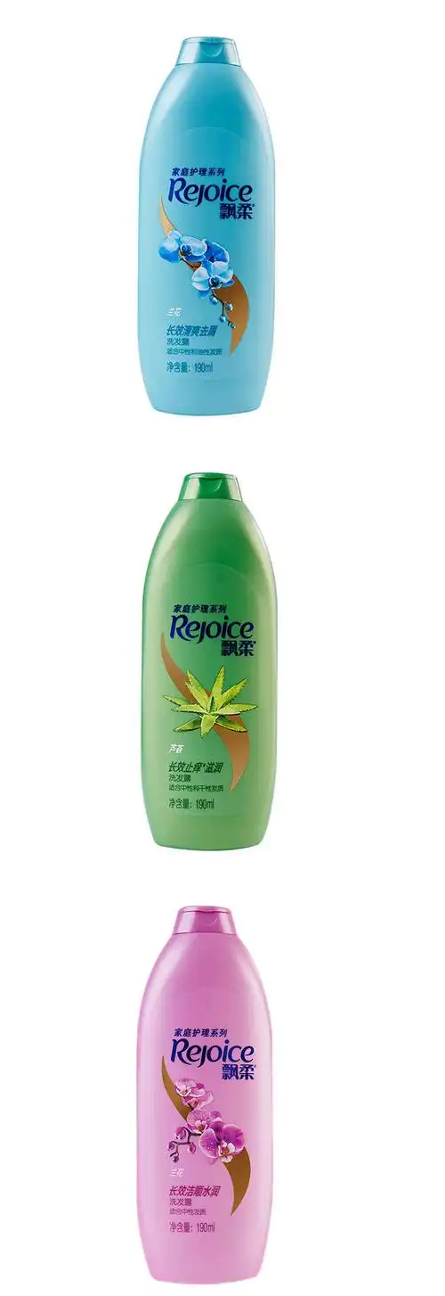 飘柔rejoice家庭护理绿茶长效清爽去油洗发露190ml24瓶装