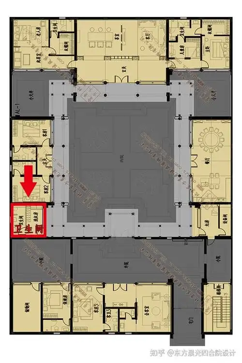 老北京四合院厨房与厕所的位置 - 知乎