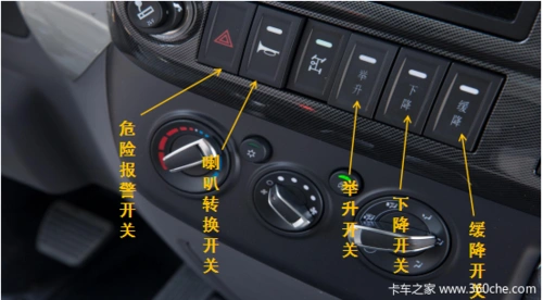 教你轻松掌握瑞沃es3自卸车重要按键