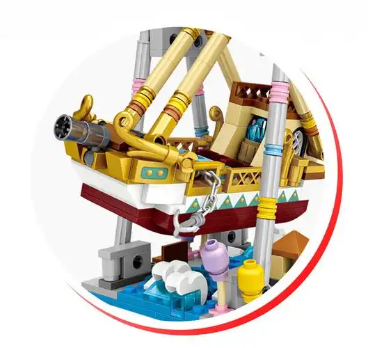 loz俐智迷你游乐场小颗粒积木儿童玩具男女孩街景摩天轮娃娃机6岁