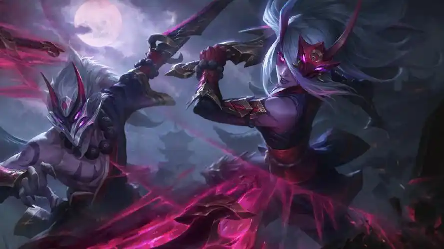 英雄联盟腥红之月皮肤图片桌面壁纸