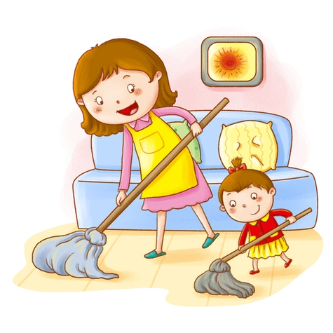 小朋友做家务简笔画小朋友做家务简笔画男孩