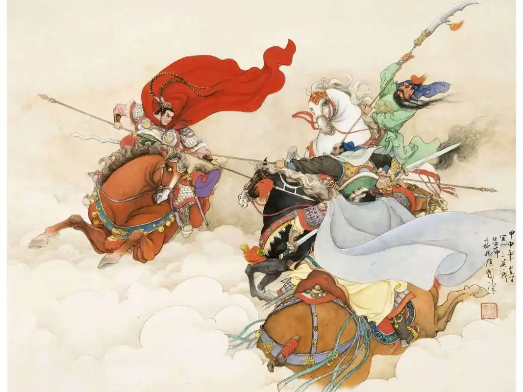 三英战吕布,刘关张从此名扬天下