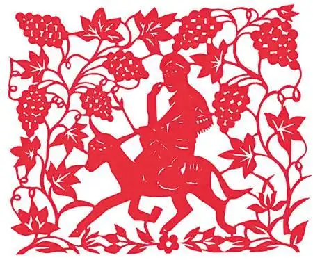 新疆民间剪纸呈现民族的交融文明的交汇