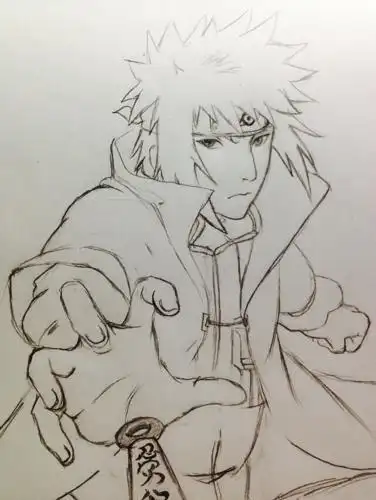 火影忍者简笔画简单波风水门