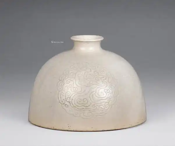 仿定窑暗刻团龙纹太白尊】拍卖品_图片_价格_鉴赏_清代单色釉瓷器