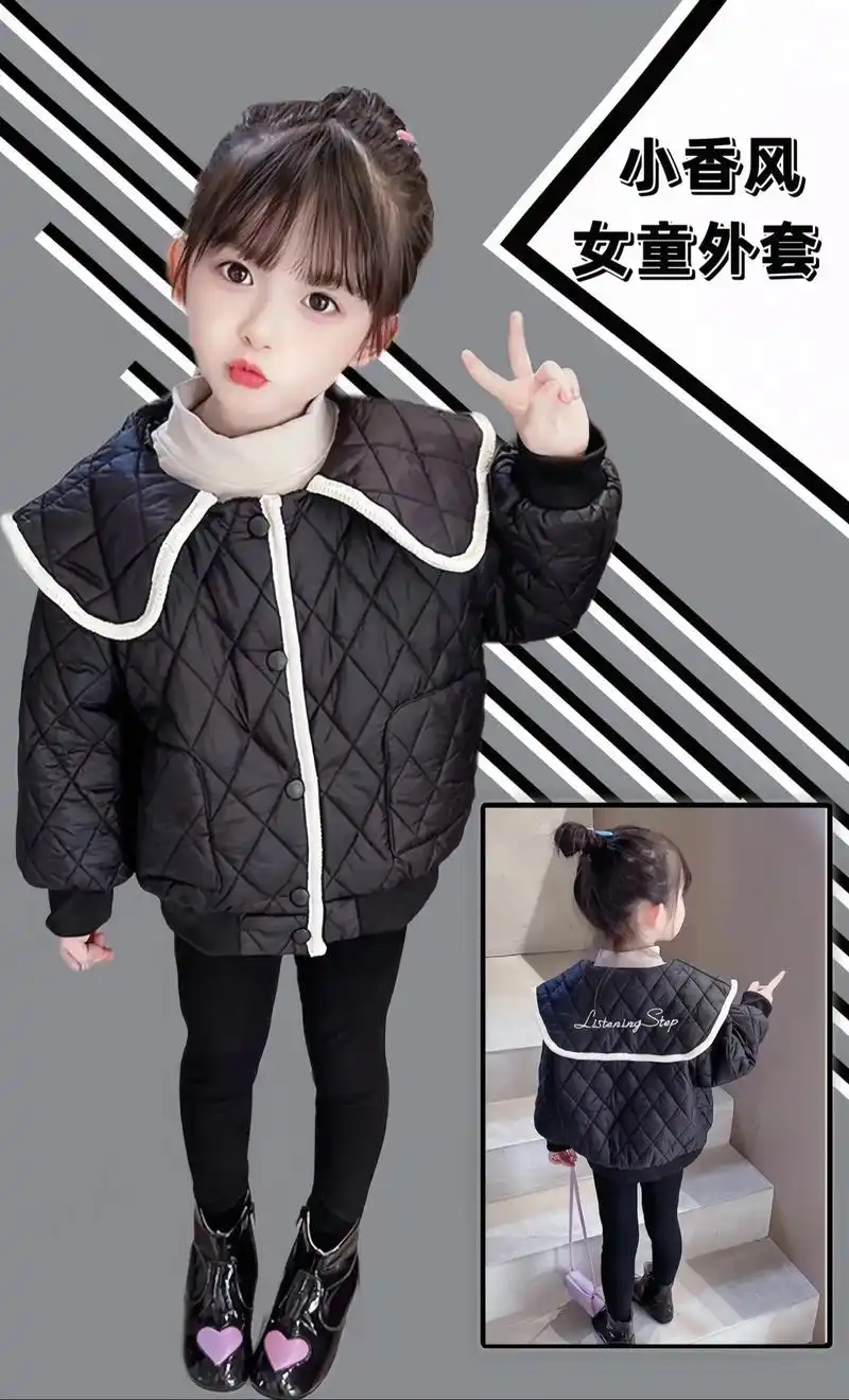 女孩的衣服真好看,小香风外套气质又可爱.