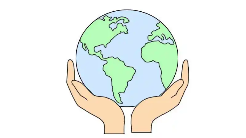 地球简笔画画法