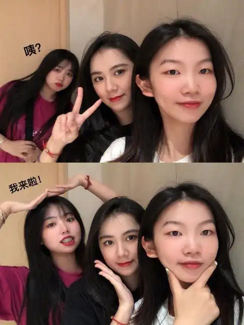 姐妹合照八附拍照姿势教程