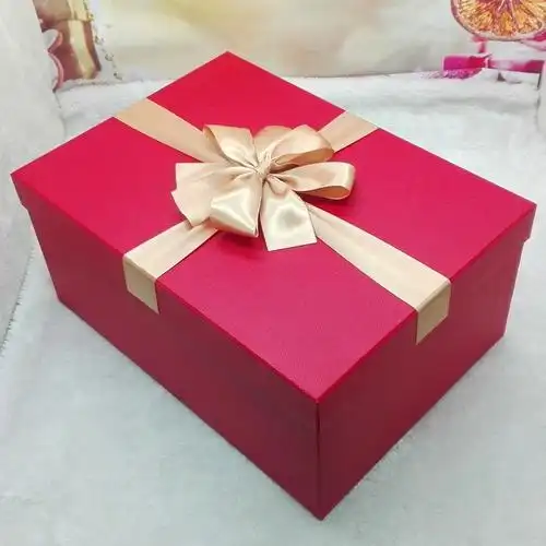 红色特大长方形礼品盒礼服婚纱礼物包装盒西装连衣裙生日礼盒