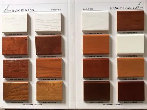 杭帝康橱饰实木产品系列色卡全面推出