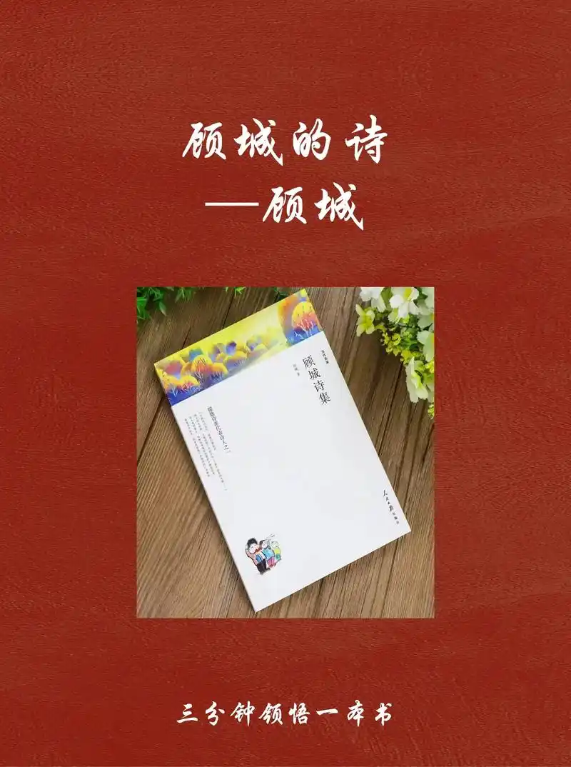 《顾城的诗》因为一句话,爱上一本书——《顾城的诗》.