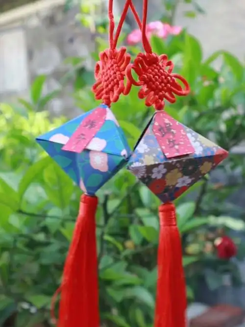 手工折纸,端午节小香包