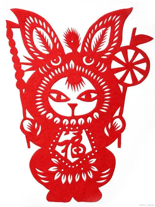 小兔子剪纸是一种富有童趣和创造力的手工活动,适合儿童和家庭亲子