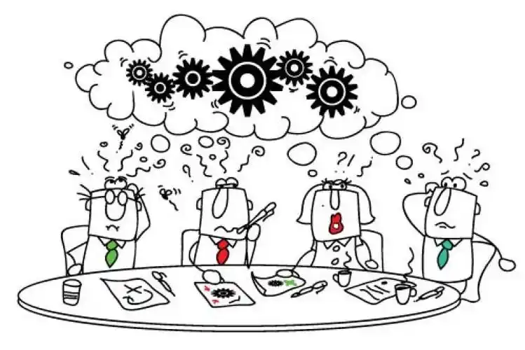 微笑的商人露出大拇指.矢量图解.