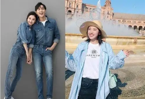 唐艺昕与老公晒浪漫美照老公眼里都是她真是幸福的女人