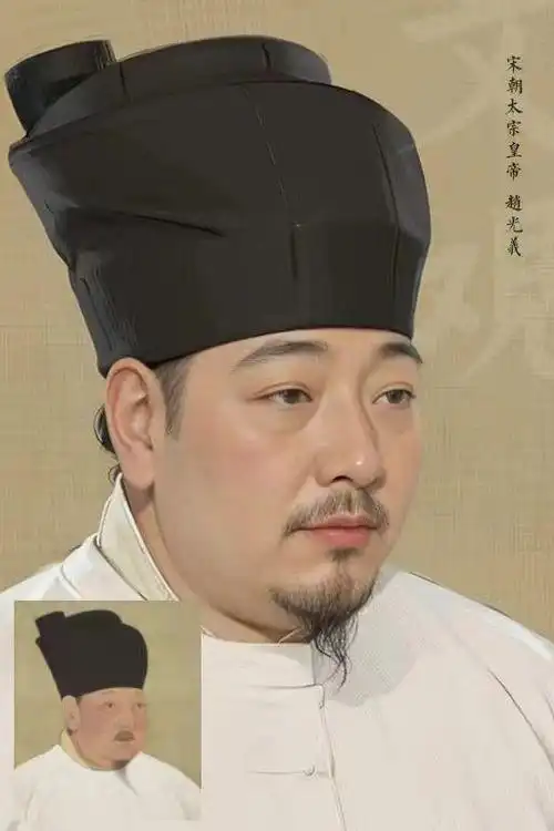 ai还原部分宋代皇帝面容,越来越瘦?